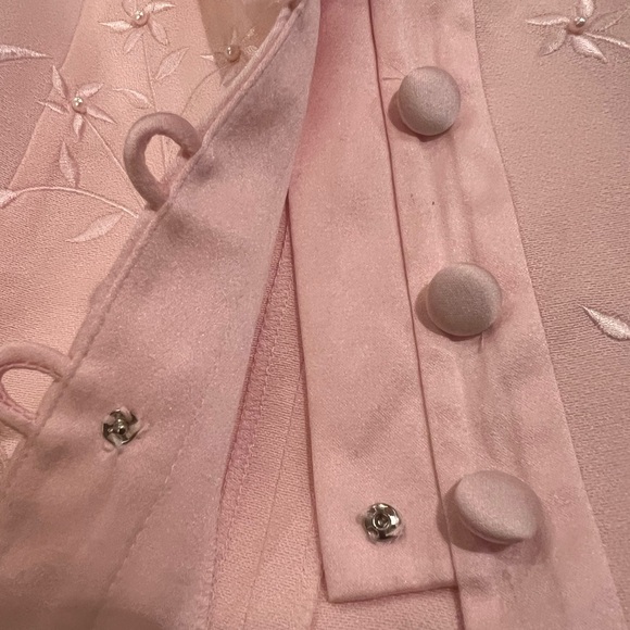 Karin Stevens Light Pink 2 piece Dressy Jacket & Skirt Set - Picture 4 of 16